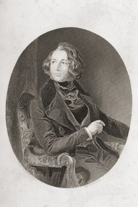 チャールズディケンズ（1812-70）、1853年にエムデンによって彫刻 作： Daniel Maclise